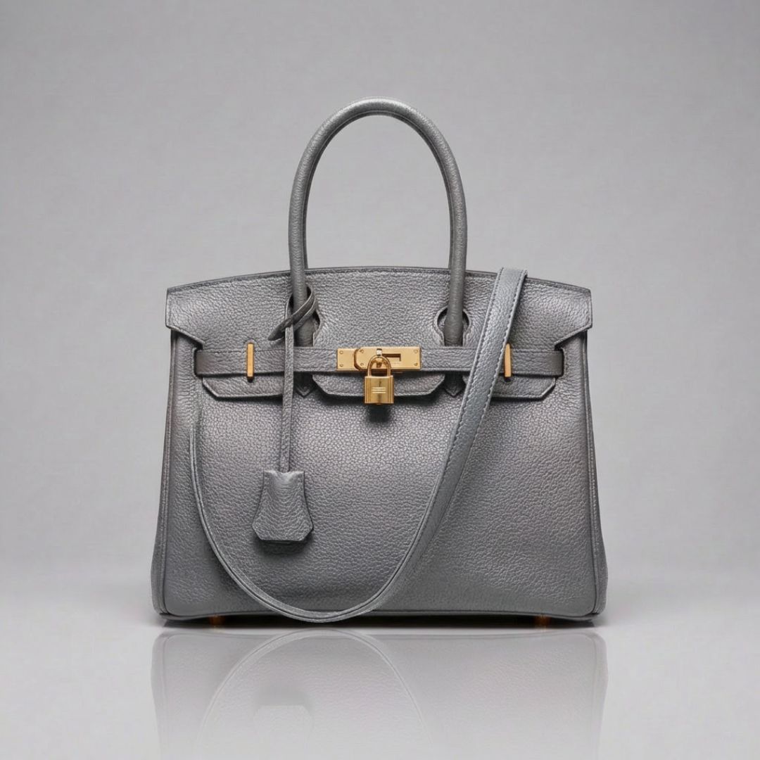 AVA - Structured Leather Satchel