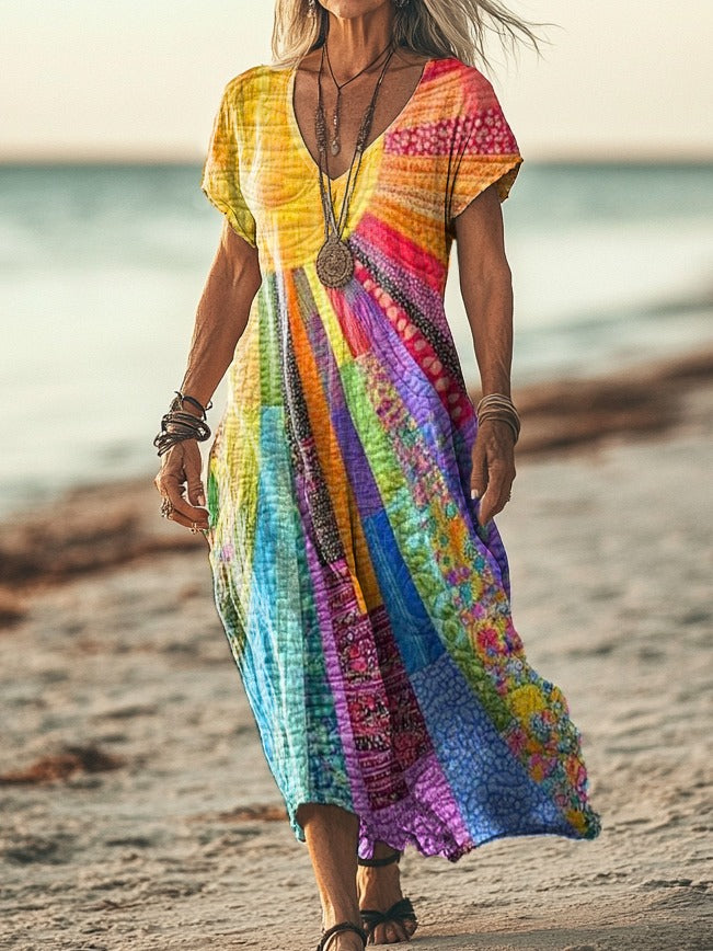 SOLARA™ – Bohemian Sun Dress