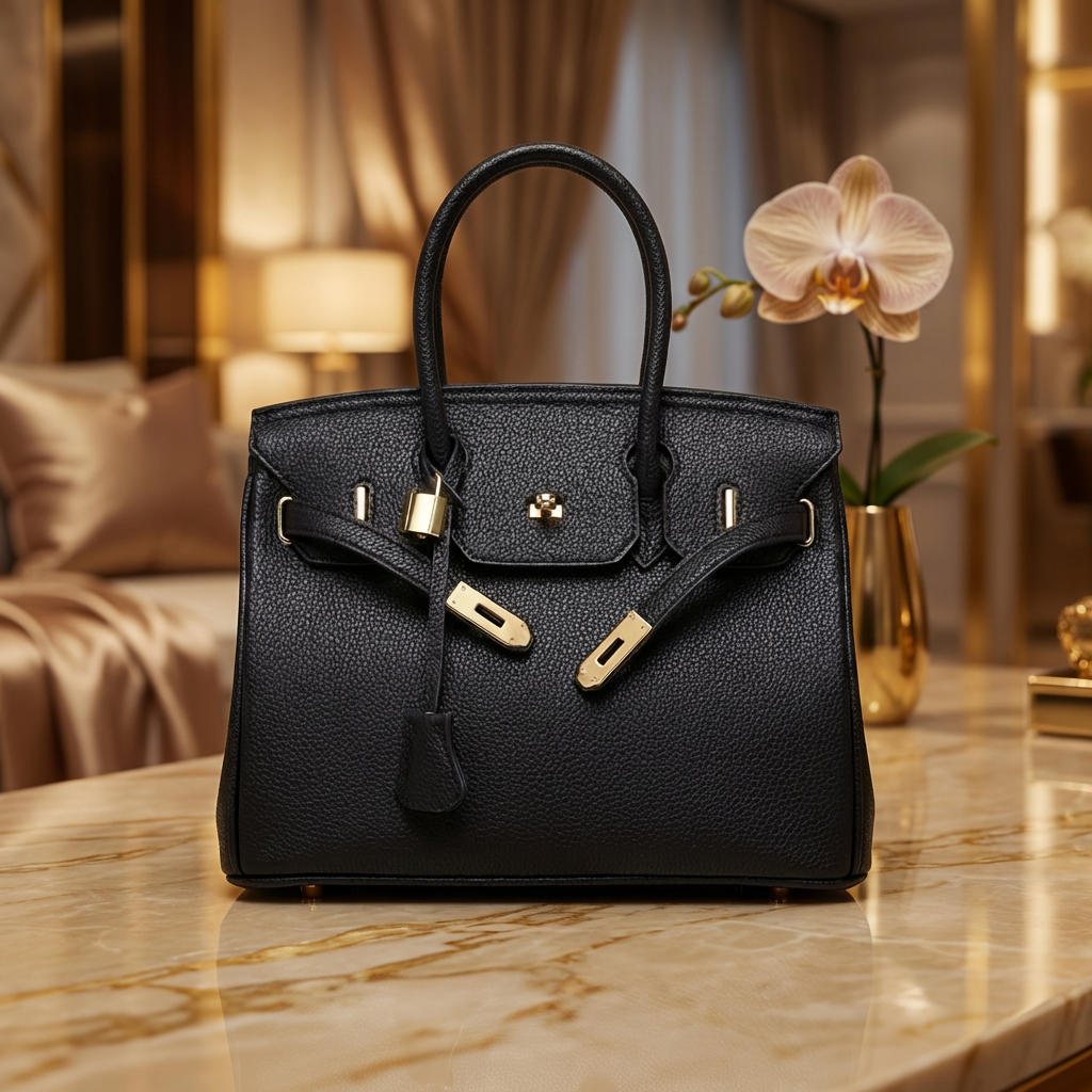 AVA - Structured Leather Satchel