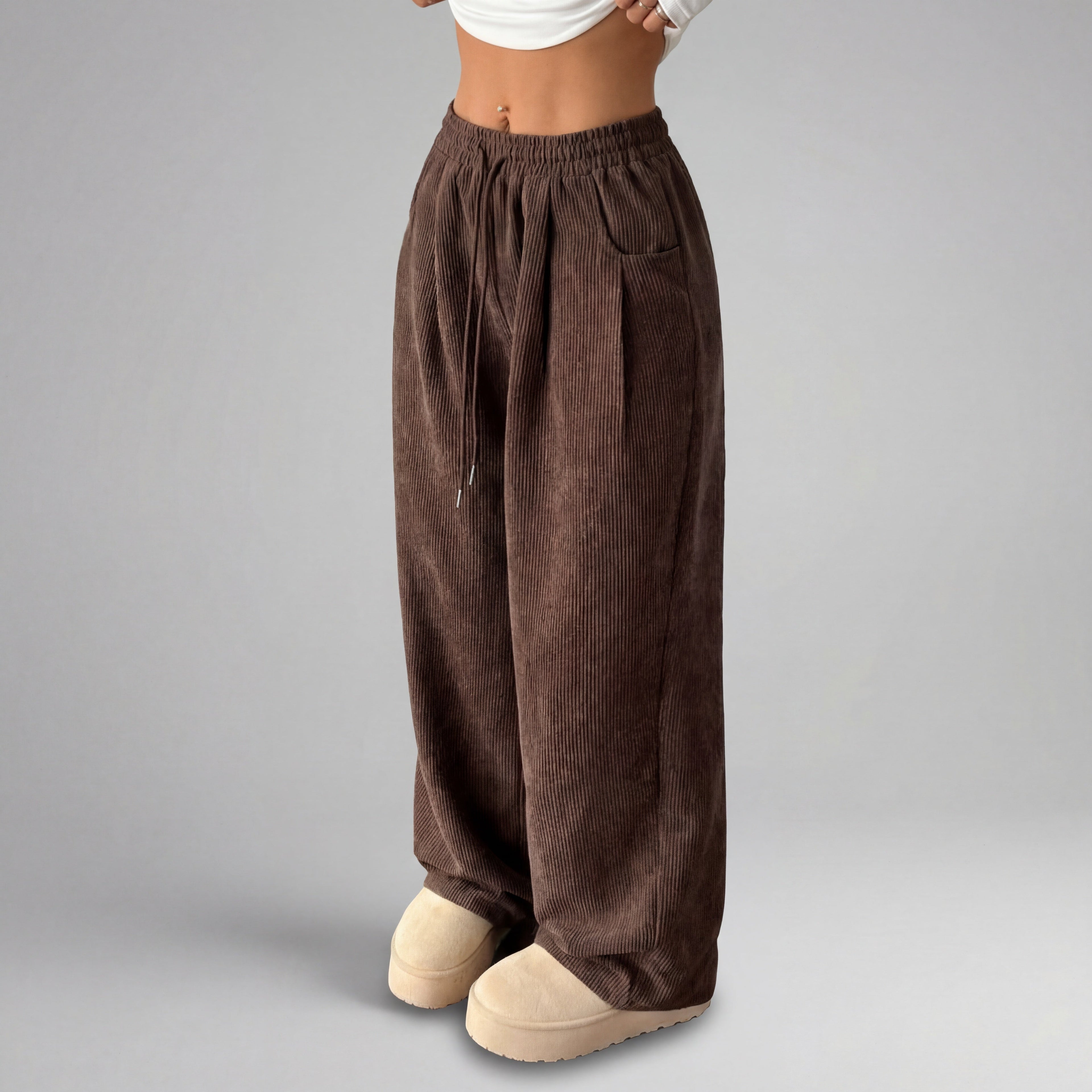 TABITHA™ – Cozy Loose-Fitting Drawstring Trousers